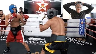 REACTING TO FOUSEY VS ALEX WASSABI BOXING FIGHT