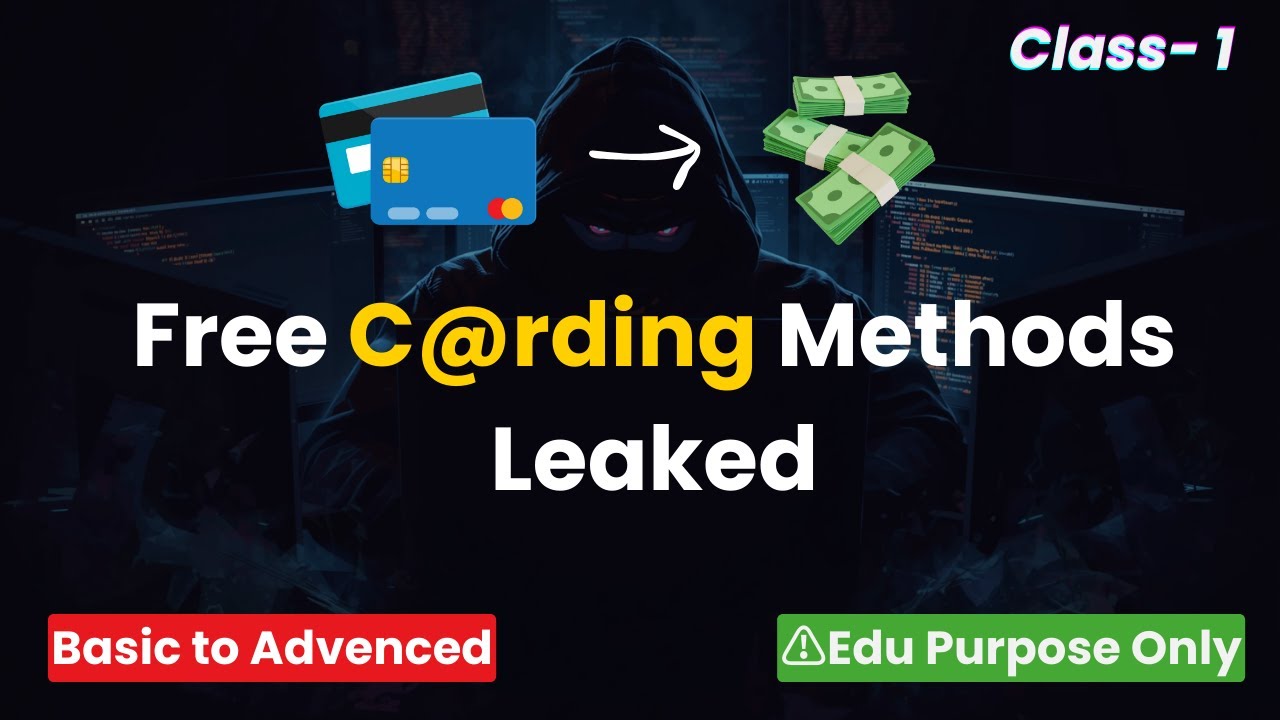 Carding Scam Explained | How Criminals Use Stolen Credit Cards | Class 1