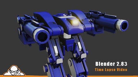 Timelapse Video Make A Mech In Blender 2.83