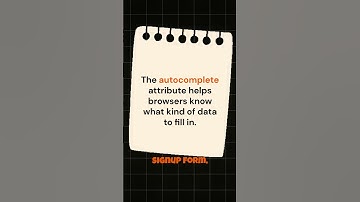 use of input autocomplete attribute in html #codeeveryday #codeprep #learnprogramming