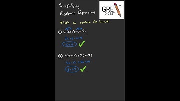Simplifying Algebra #gredigest #greprep