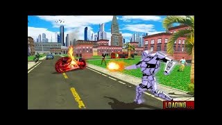 Flying Robot Bike Epic Battle (Game Volla Productions) Flying Bike Transformer Robot Android screenshot 1