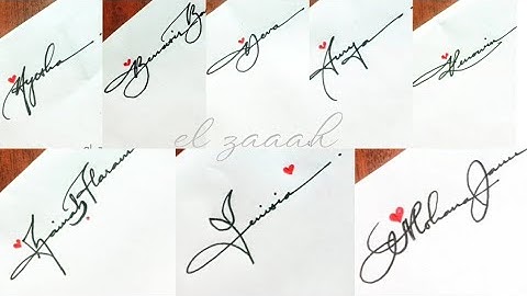 Signature Style Name Compilation Part4: Subscribers