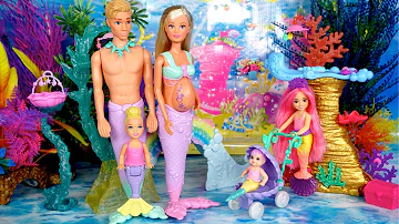 Barbie and Ken Mermaids are Making New Room for Baby Doll