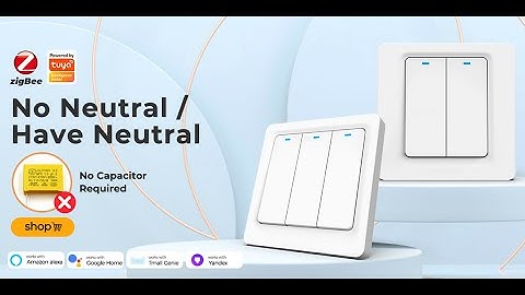 Tuya Zigbee Smart Switch Light No Neutral Wire No Capacitor Eu Wall App Electrical Alexa Google Home
