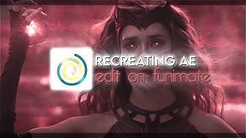 recreating after effects edit on FUNIMATE | watch me edit