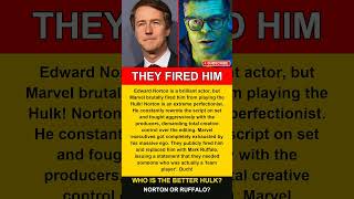 The Brutal Reason Marvel Fired Edward Norton #shorts
