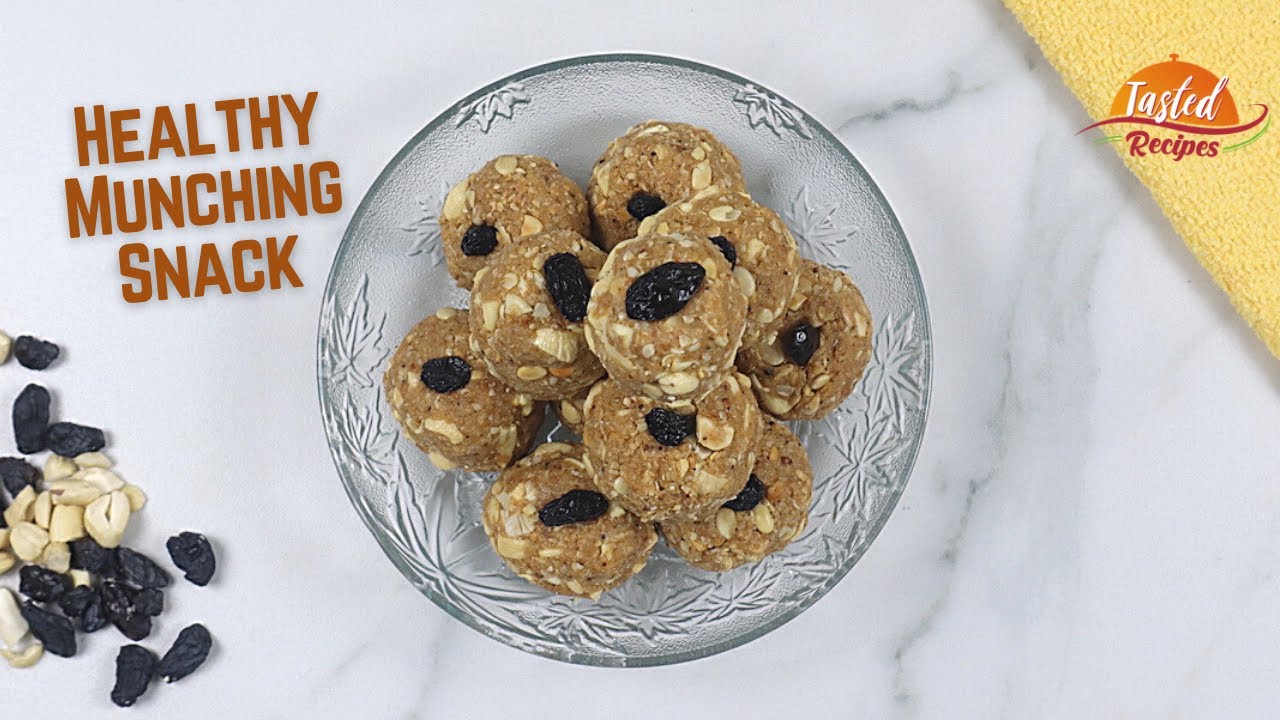 Healthy Oats Diet Balls | Anytime Munching Snack by TastedRecipes | Tasted Recipes
