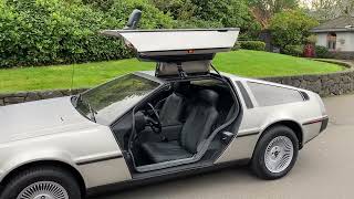 Driving my 1981 DeLorean DMC-12