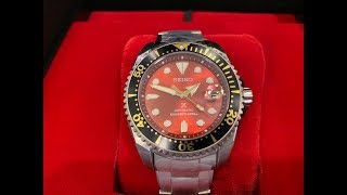 SEIKO ZIMBE RED SHOGUN SPB099J - YouTube