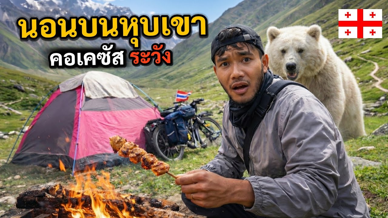 D106-107 แคมป์กลางหุบเขาจอร์เจีย ปั่นจักรยานข้ามเทือกเขาคอเคซัส