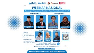 Webinar Nasional Tantangan Penyelesaian Sengketa Proses Pemilu Serentak 2024