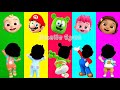 Wrong eyes👀 NEW EPISODES/ Bebefenn AND Cocomelon AND D Billions -DAME TU COSITA Puzzle Wrong Heads