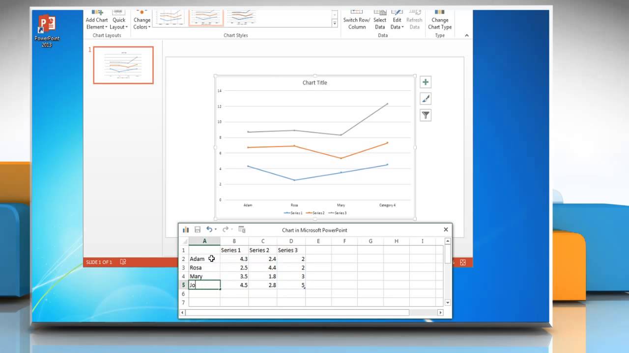 How To Do A Chart In Powerpoint