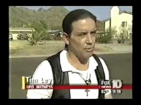 Phoenix Lights UFO Witness Tim Ley TV Interview - ...