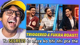 Rachitroo REACTS to TRIGGERED INSAAN & FUKRA INSAAN ROAST ON THUGESH SHOW! S01E03