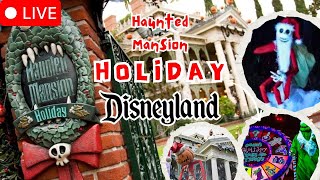Live En Vivo Disneyland Resort Haunted Mansion Holiday Returns Today Merch, Rides & Updates