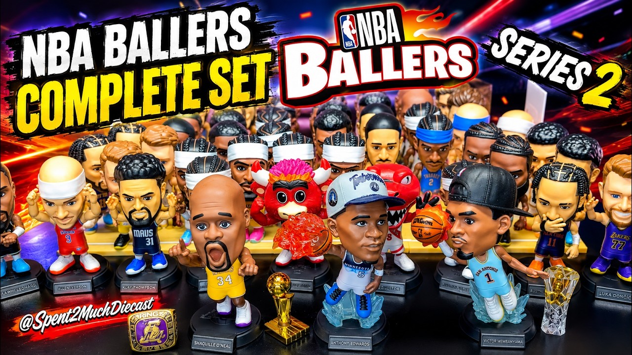 Complete Set - NBA Ballers Series 2 By Zuru | Series 1 Recap +