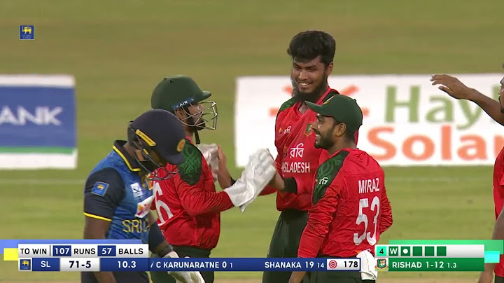 2nd T20I Highlights | Sri Lanka vs Bangladesh 2025 