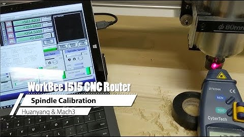 Huanyang VFD Spindle Calibration with Mach3 - Within 1%