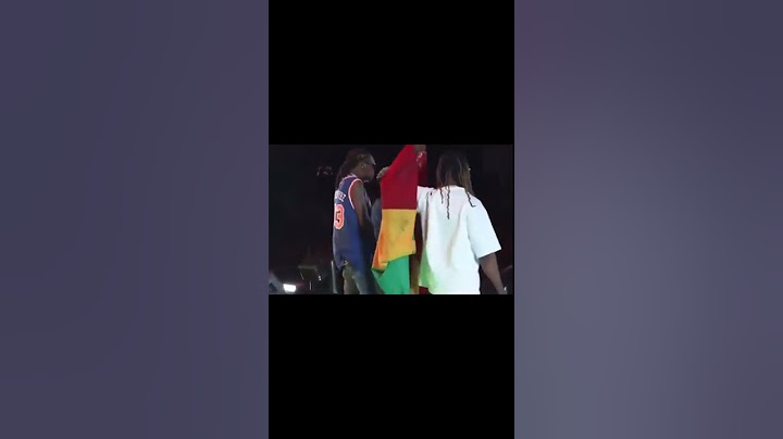 Shatta Wale and Vybz Kartel live performance in Jamaica - freedom street concert