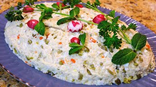 Salad Olivieh (Persian Chicken Salad) - Cooking with Yousef