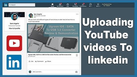 How to Post YouTube videos on LinkedIn