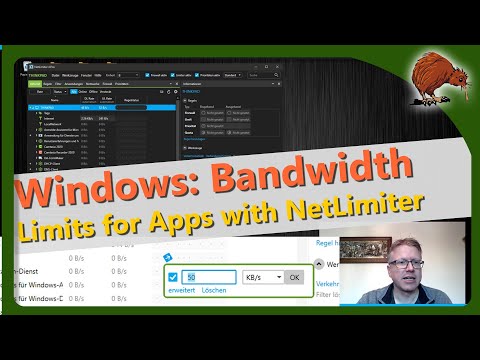 Windows: Limit bandwidth for programs, block internet for individual programs with NetLimiter
