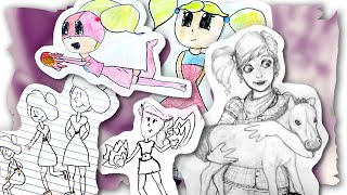 I USED TO DRAW....DIFFERENTLY lol  | Adult looks back on drawings from Age 1115 (20062009)