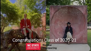 NC State Nuclear Virtual Graduation Ceremony on May 15, 2021