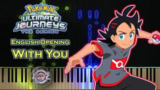 Pokemon Ultimate Journeys Opening With You Piano Cover And Tutorial - Pokemon Season 25 Theme