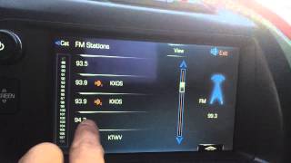 setting favorites on C7 Corvette