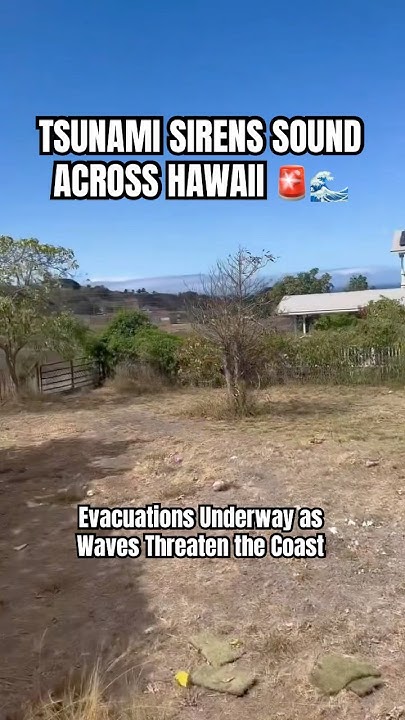 Hawaii tsunami alarm sound