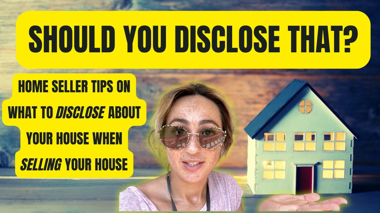 What to disclose when selling your home Home Seller Tips! YouTube