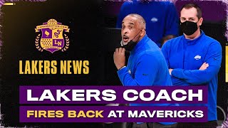Lakers Coach Fires Back At Mavs