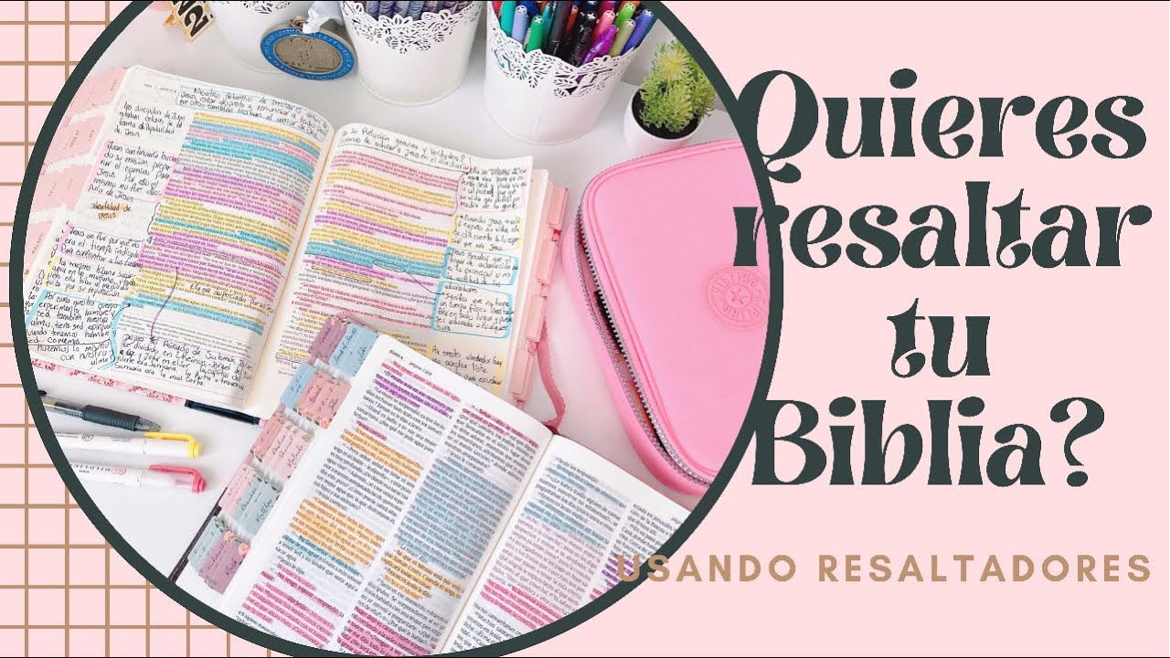 Método del color para estudiar la Biblia  Estudiar la biblia, Lecturas de la  biblia, Biblia