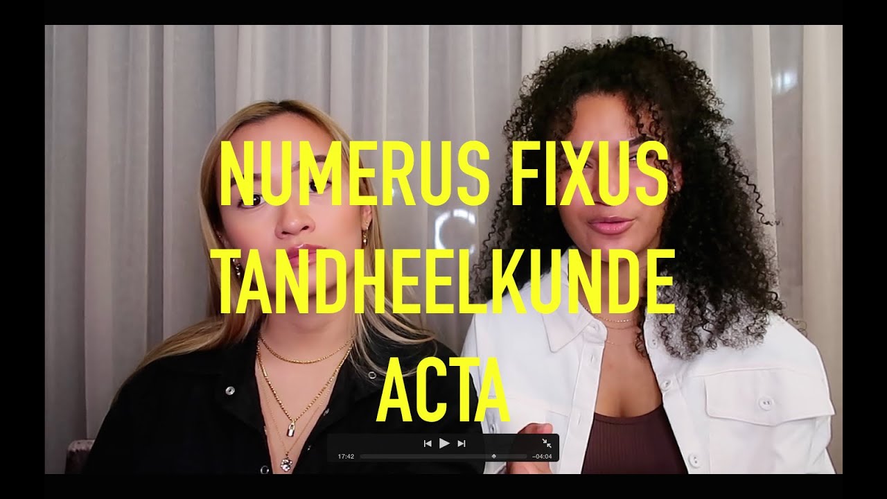 How To Numerus Fixus Acta Tandheelkunde Selectie Youtube