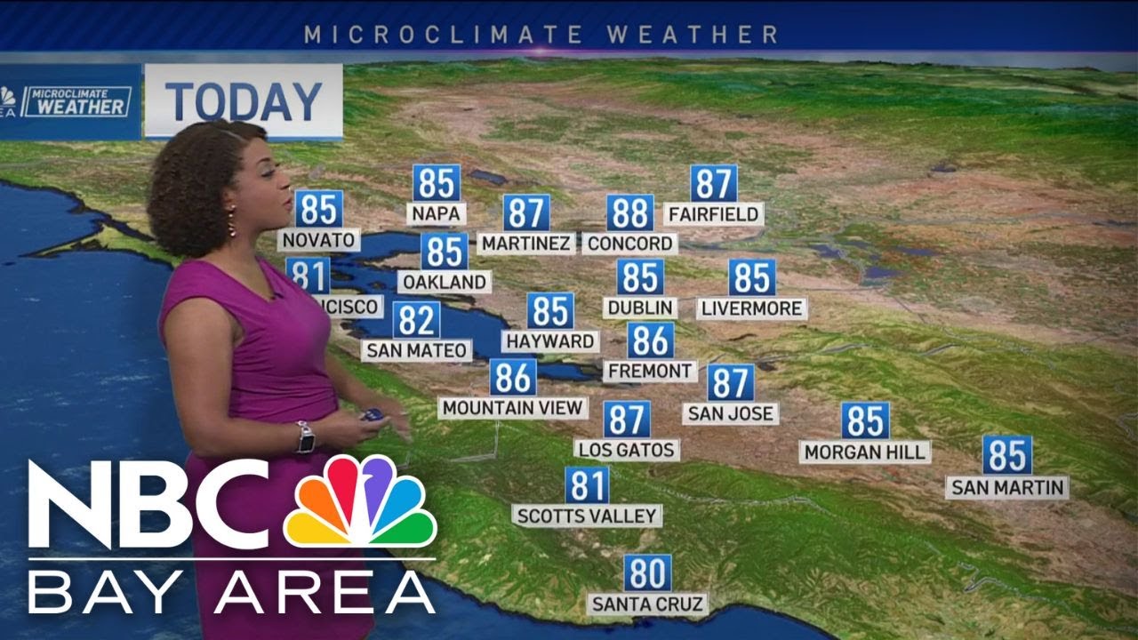 Bay Area forecast: Hottest days of the year so far - YouTube
