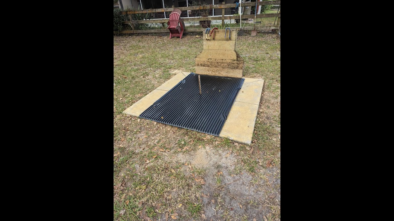 Repurpose truck bed liner horseshoes YouTube