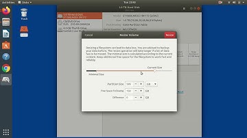 How to resize disk in ubuntu | Disk Utility Error "or unmounting dev sda1: target is busy solution