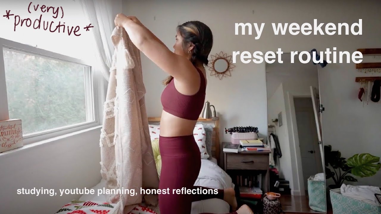 Weekend Reset Routine (how to prep for the next week!) - YouTube