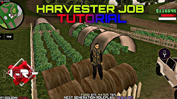 HARVEST JOB | TUTORIAL 2023 | NGRP KERALA | GTA SA | #ngrp #gtasanandreas
