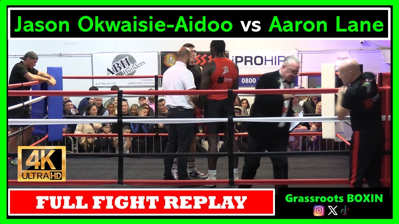 Bright Jason Okwaisie-Aidoo vs Aaron Lane - FULL FIGHT - Odyssey Boxing Club Show (25/10/25)