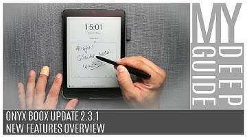 Onyx Boox Update 2.3.1 - New Features Overview (Note 2, Nova 2, Max 3, Poke 2)