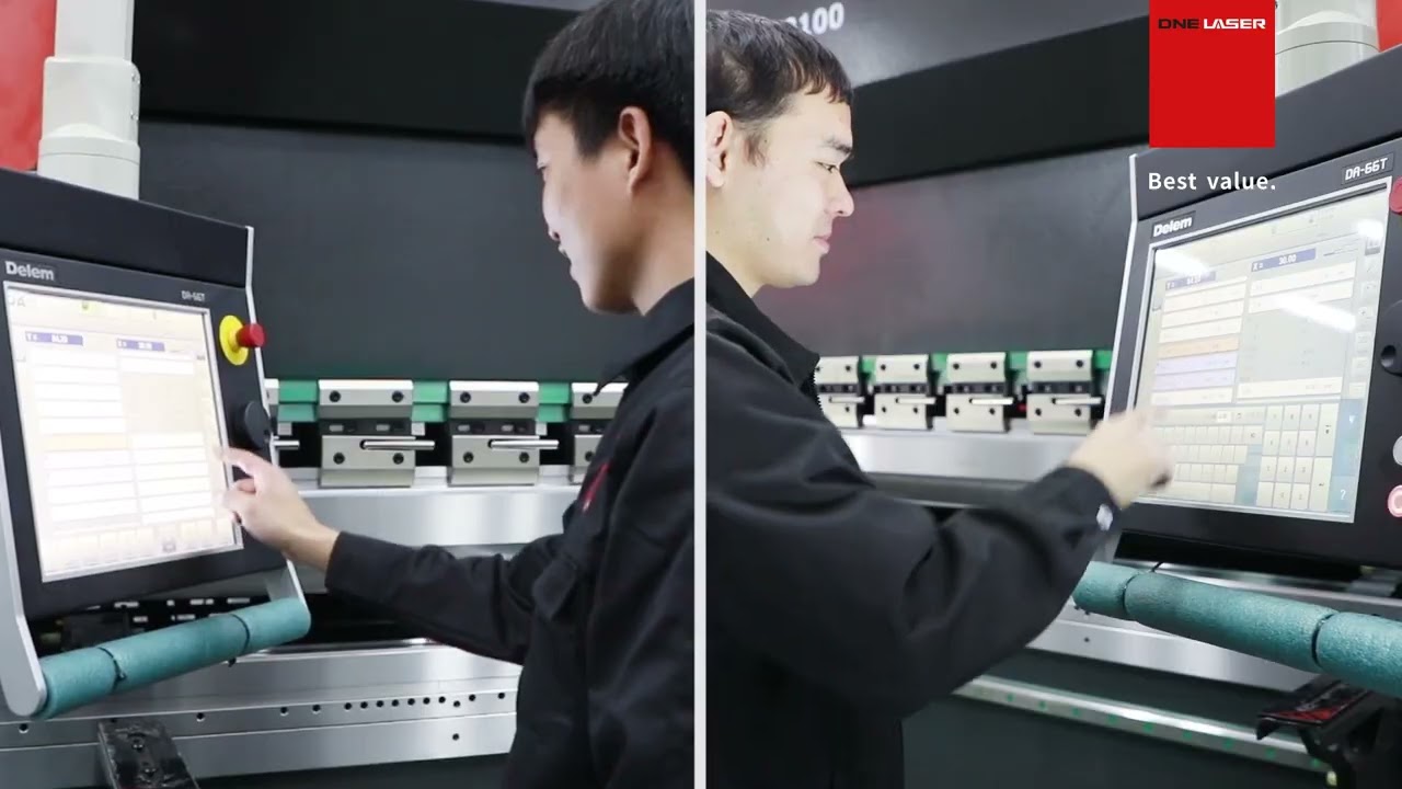 DNE C-Bend Tandem Press Brake Video