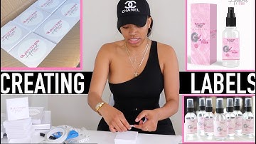 HOW TO MAKE LABELS/CREATE PACKAGING FOR YOUR PRODUCTS +CRAZY MINI STORYTIME