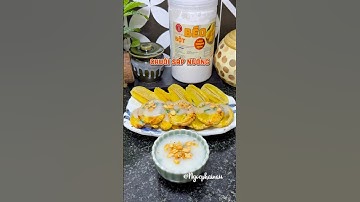 Chuối nướng chấm nước cốt dừa #food #cooking #amthuc #ngocphainau #monngon