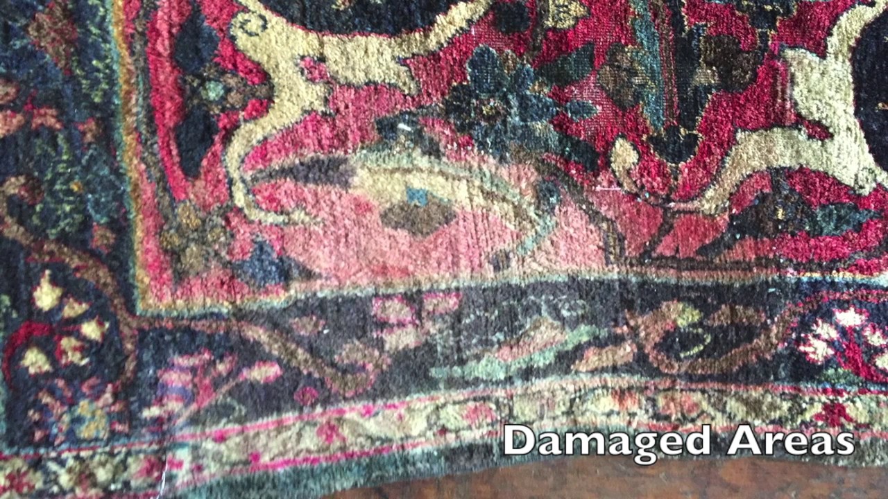 Kerman Yazd Persian Rug Repair & Restoration