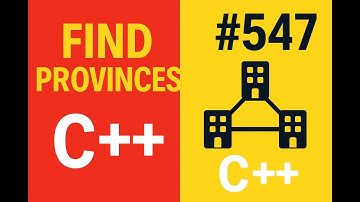 LeetCode 547 – Aantal provincies | C++ Graph DFS duidelijk uitgelegd