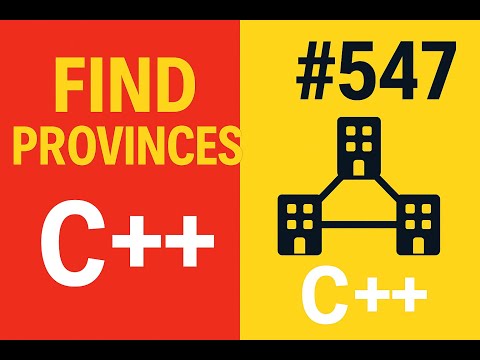 LeetCode 547 – Number of Provinces | C++ Graph DFS Explained Clearly